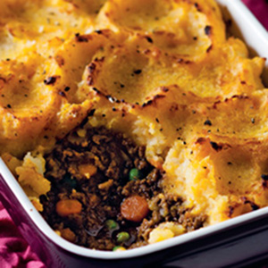 Ostrich cottage pie topped with butternut mash - Food24