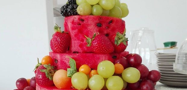 Watermelon Cake | Fruit Cake with Fresh Fruits Arrangements (Vegan Friendly  Cake) | Rainbowly Fresh Fruit Gift and Flower Arrangments