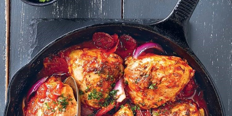 Chicken and chorizo with tomatoes - Food24