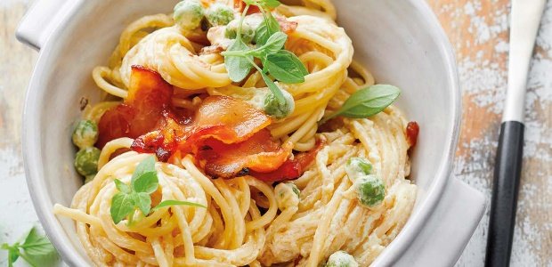 Bacon and basil pasta - Food24