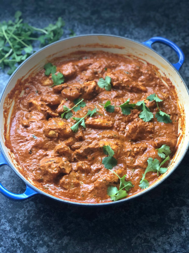 Zola Nene’s butter chicken and prawn curry
