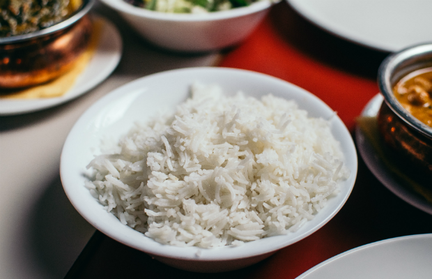 cooked rice in bowl