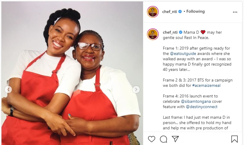SA foodies mourn Dorah Sitole - see the social media tributes