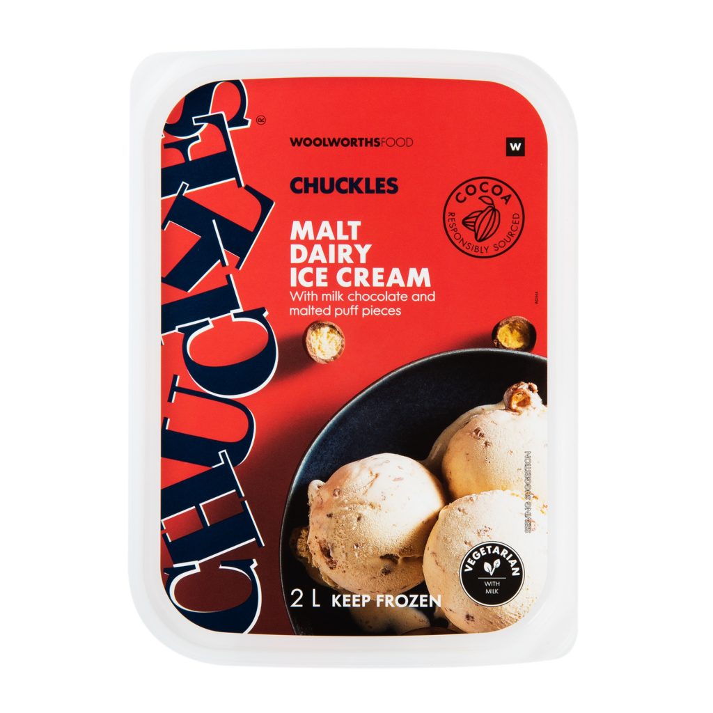 Woolworths launches a Chuckles ice cream range and fans are drooling